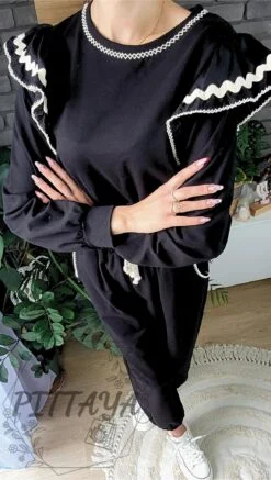 Komplet dresowy czarny