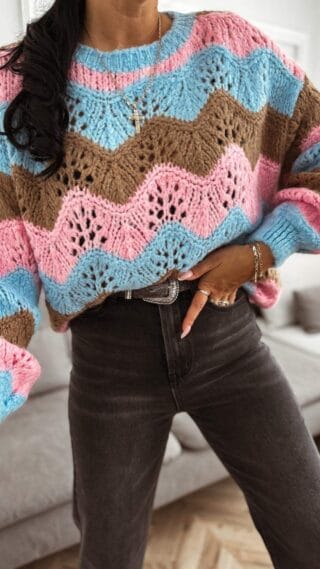 sweterek kolorowy